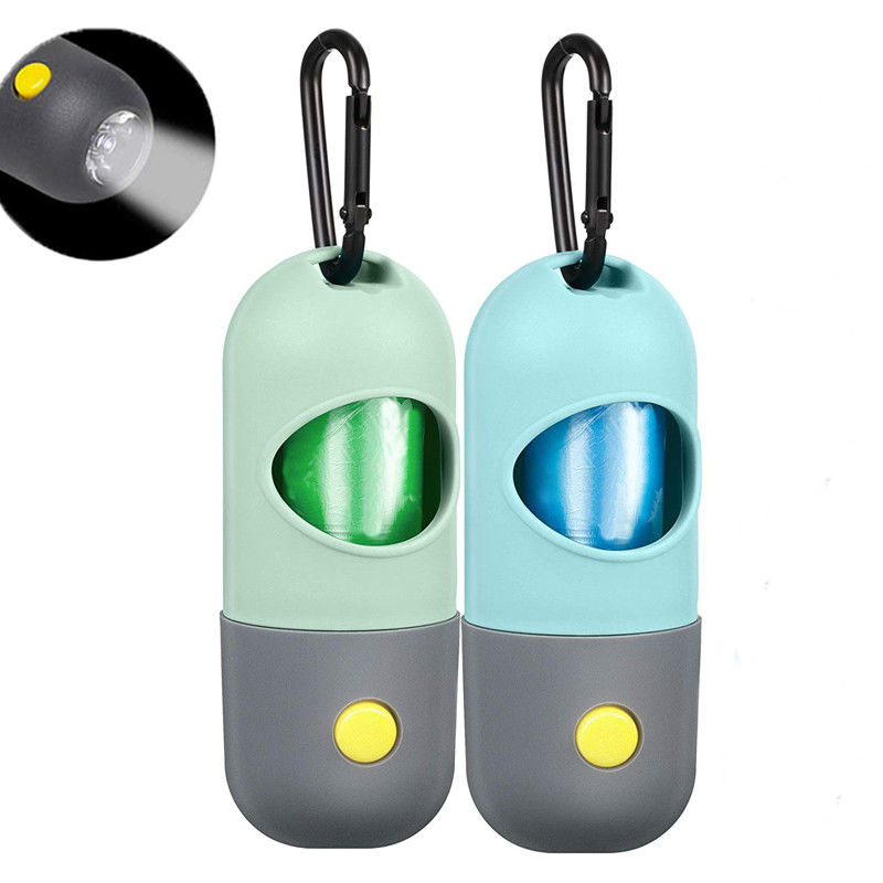ถังขยะอเนกประสงค์ ทำความสะอาด BSCI Dog Poop Bag และ Dispenser พร้อมไฟ LED