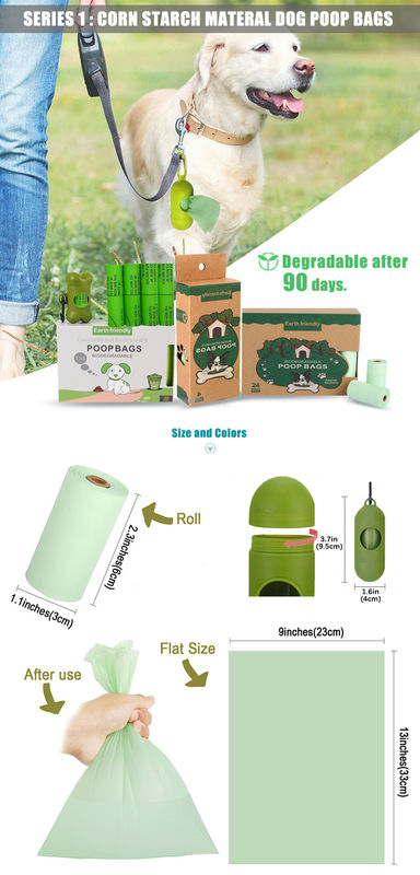 Cat Dog Poop Bag Dispenser ย่อยสลายได้ 100%